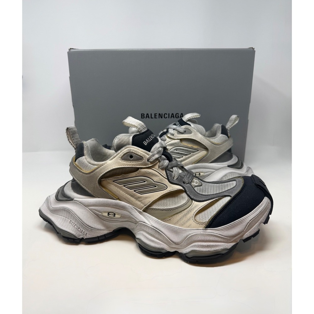 Balenciaga Cargo Sneaker White/Grey Size 7 US 40 EU